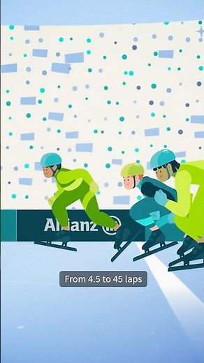 It’s fast. It’s furious. It's short track speed skating! ⛸️