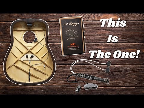 L.R. Baggs HiFi Acoustic Pickup Install and Demo