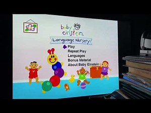 Baby Einstein: Language Nursery 2004 DVD Menu Walkthrough