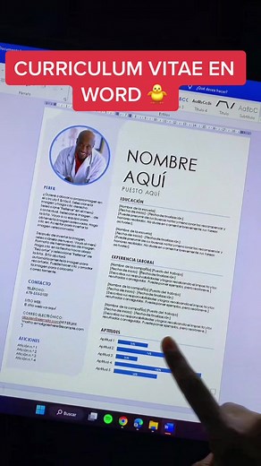 Aprende a crear un currículum en Word