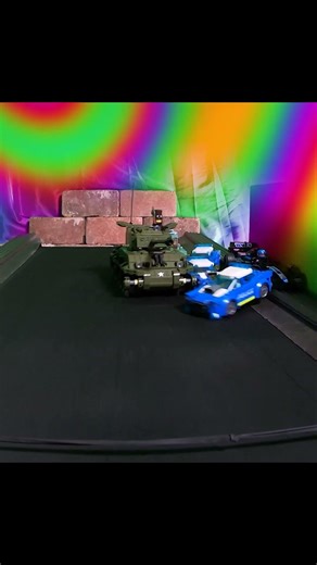 Tank BLASTED Racers! #lego #legoset #legocars #cars #race #crash #automobile #buildingtoys