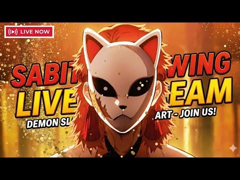 sabito (DEMON SLAYER) drawing.live anime art.@nvartacademy