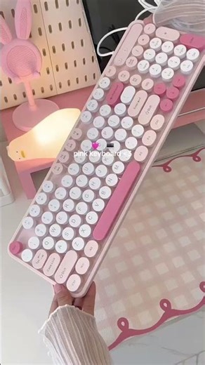 OLYPS Keyboard Laptop USB Kabel 98 Keys Portable Lucu Macarons Ergonomic for PC Laptop -1.5M Kabel