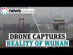 Incredible drone footage takes us inside deserted coronavirus epicentre