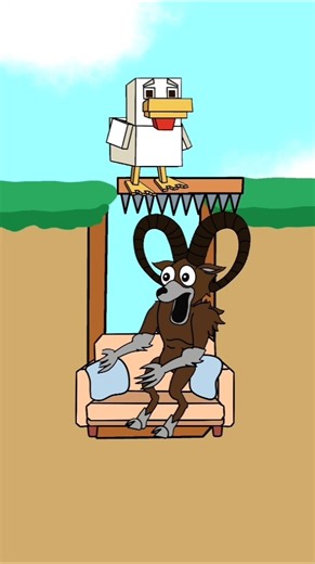 minecraft wala chicken minecraft animation shanvi cartoon #cartoon #shorts #funny #shortvideo