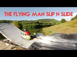 The Flying Man Slip N Slide - Launch ramp slip and slide | RadCow