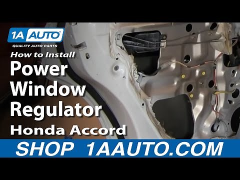 How to Replace Window Regulator 94-97 Honda Accord