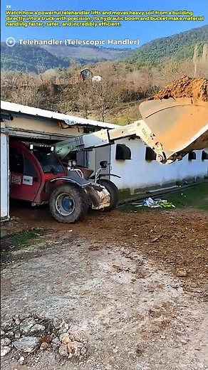 Moving Tons of Soil : How a Telehandler Loads a Truck in Seconds