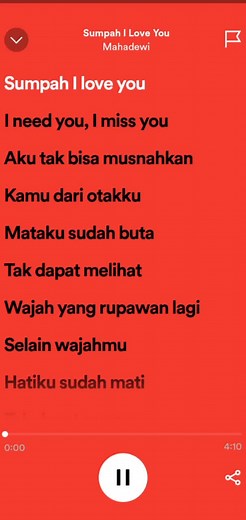 #sumpahiloveyou #mahadewi #spotify #liriklagu #lirikviral #liriklaguviral #viral #spotify
