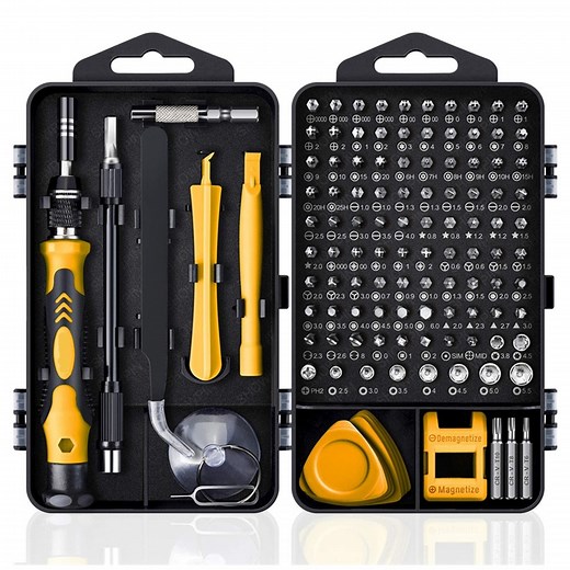 Computer Repair Kit,122 in 1 Magnetic Laptop Screwdriver Kit, Precision Screwdriver Set, Small Impact Screw Driver Set with Case - AliExpress 1420
