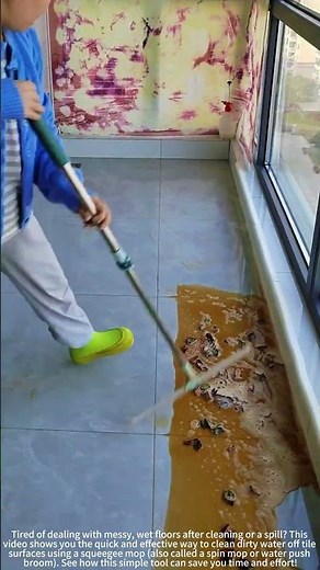 The Fastest Way to Clean Wet & Dirty Tile Floors!)