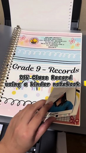 DIY Class Record Notebook Compilation