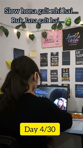 "Day 4 of becoming a coder 💻🚀#30dayschallenge #codinglife #learncoding #studentlife