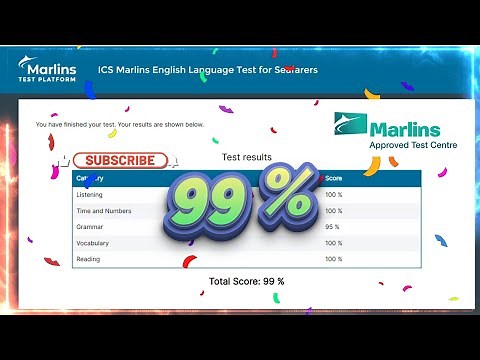Marlins Test For Seafarer Score 99%