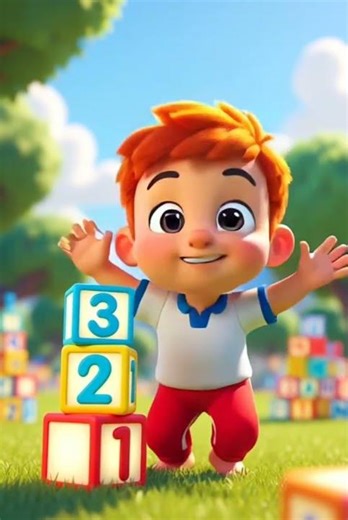 🎁 Learn Numbers 1-5 with Colorful Boxes! | Fun AI Animation for Kids 🌈