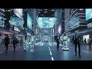 America 2100: AI Robots & Flying Cars (4K) | AI Short Film