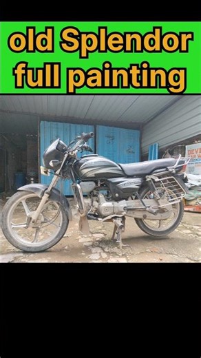 Splendor full painting | Splendor full modified | 2010 model Splendor convert to 2025 | bike paint