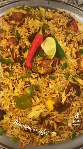 SPICY FRIED FISH BIRYANI | FULL RECIPE VIDEO LINK AVAILABLE IN THE DESCRIPTION BOX