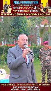 SSB Guidance By India’s No-1 Interviewing Officer | Best NDA Foundation coaching in India Lko | WDA