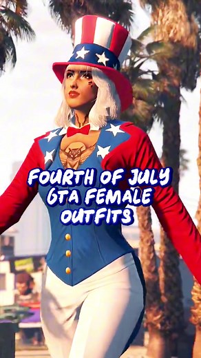 4th of July GTA Female Outfits Showcase