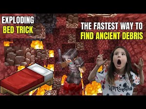 Minecraft Survival | Fastest Way To Get Netherite | Exploding Bed Trick | Journey To Ender Dragon 12