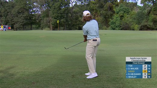 Garrick Higgo ties lead with third consecutive birdie at Sanderson Farms