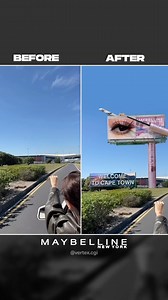 866K views · 50 reactions | Before & After - 50M views video for @maybelline  #beauty #makeup #style #cgi | vertex.cgi | Facebook