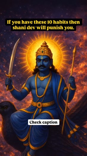 astrosoul_guide on Instagram: "Astrology (Shani tattva) ke according ye 10 habits Shani Dev ko strongly activate karti hain — punishment se zyada karma lessons milte hain 👇 10 Habits that invite Shani’s hardship ⚖️ 1. Jhooth bolna aur dhokha dena – especially paiso ya rishton me 2. Gareeb, mazdoor, buddhe logon ka apmaan 3. Mehnat se bachna, shortcut mentality 4. Promises todna / zimmedari se bhaagna 5. Galat paisa (black money, cheating, fraud) 6. Parents, teachers ka disrespect 7. Ghamand, eg