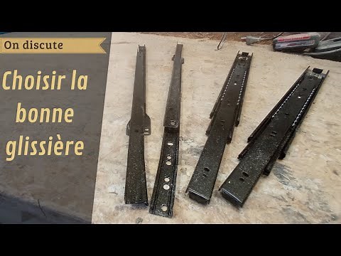 Les glissières de tiroir. Comment choisir la bonne glissière ?