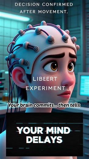 Brain Decides Before You #Neuroscience #FreeWill #BrainFacts #Psychology #LibetExperiment