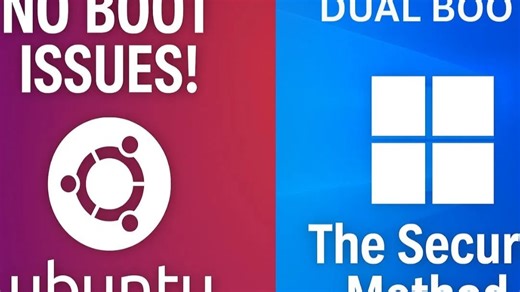 正确的双启动方式：Windows   Ubuntu具有不同的EFI分区