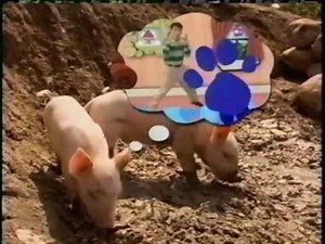 Nick Jr. Next ID: (Pigs) Blue's Clues/The Busy World of Richard Scarry (1998)