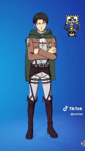 NEW MIKASA & LEVI set gameplay in Fortnite (Attack on Titan collab) #fortnite #fortnitebr #attackontitan #fortniteitemshop #fortniteskins