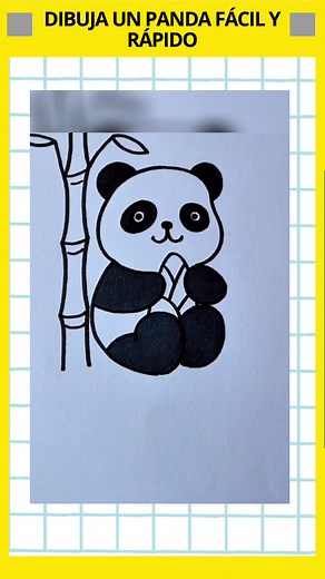 Cómo dibujar un oso panda paso a paso