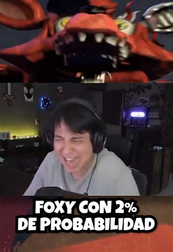 JUMPSCARE DE FOXY CON 2% DE PROBABILIDAD 💀💀💀 @Kuro Zen @soyelsuperr @Shakotsu_VT @Kit-Zen #fivenightsatfreddy #humor #viral #anime #stream