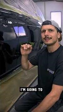 How to remove a paint run fast and easy (Step by Step) #vasthesprayer #shorts