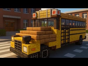 🚌 Minecraft Schulbus Tutorial – So baust du deinen eigenen Schulbus! 📚