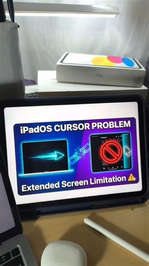 Cat Catch Code on Instagram: "Ipad cursor problem extended screen limitation.... #ipad #macbook #limitation . . . . Wait... did you know about THIS MacBook and iPad problem? So when you use your MacBook and iPad together with Sidecar or Universal Control, your mouse cursor can move between devices... pretty cool, right? BUT here's the catch... When you extend your screen to iPad, the cursor ONLY works on that extended window. If you try to open Instagram, Safari, or ANY other app on your iPad...