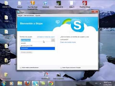 como abrir una cuenta en SKYPE
