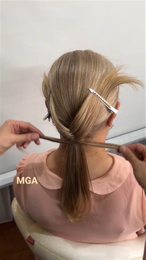 How to Create a Cute Left-Right Kanzashi Hairstyle ✨