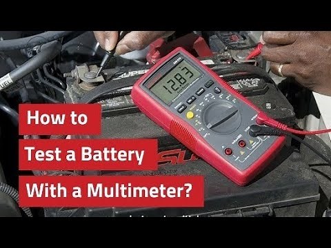 How to test a car battery with a multimeter (voltage + cold cranking)