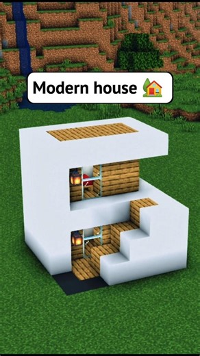 Minecraft Easy Modren House 🏡