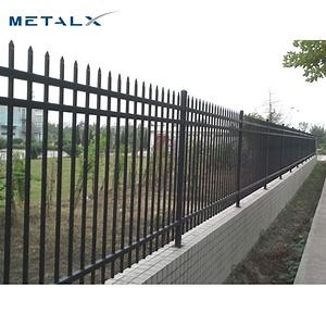 [Hot Item] 8 FT Metal Residential Wrought Iron Steel Fence Commerical and Garden Privacy Fence Panels