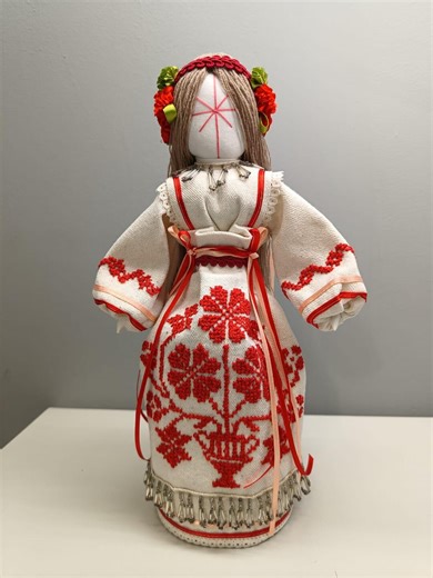 Hand Embroidered Ukrainian Motanka Doll Tree of Life Symbol Original Folk Artwork - Etsy