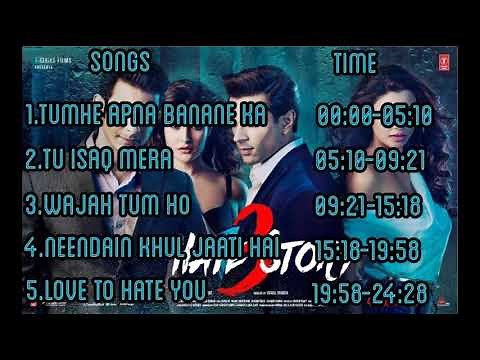 Hate Story 3 Full Audio Songs JUKEBOX || Zareen Khan, Sharman Joshi, Daisy Shah, Karan Singh