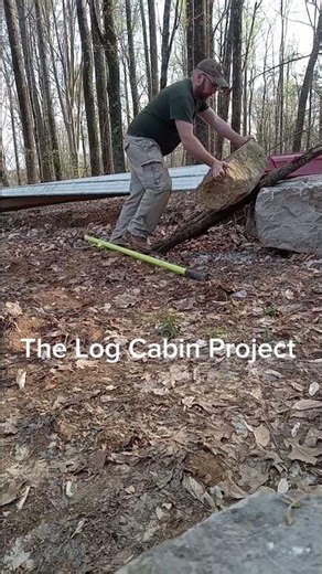 #diy #bushcraft #outdoors #building #logcabin #history #stone