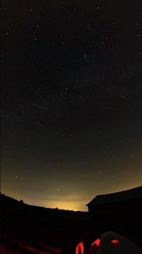 Perseid Starlapse | Shooting Stars ✨#MeteorShower #Starlapse #ShootingStars #Astrophotography
