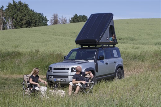 Land Rover's Defender is even better for the outdoors with a roof tent