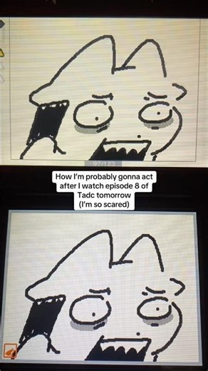 IM SO SCARED IM NOT READY FOR TOMORROW 😭 #flipnote #flipnotes #animation #animations #tadc