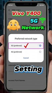 Vivo Y400 5G Network Settings | How to Activate 5G Network in Vivo Y400 5G Mobile #shorts